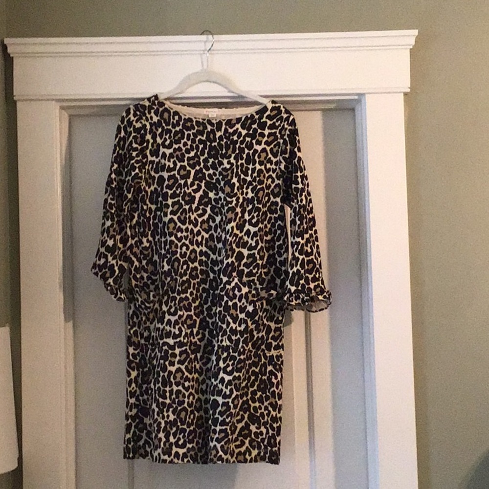 Girls Leopard Dress by Crewcuts. J Crew - 14, EUC